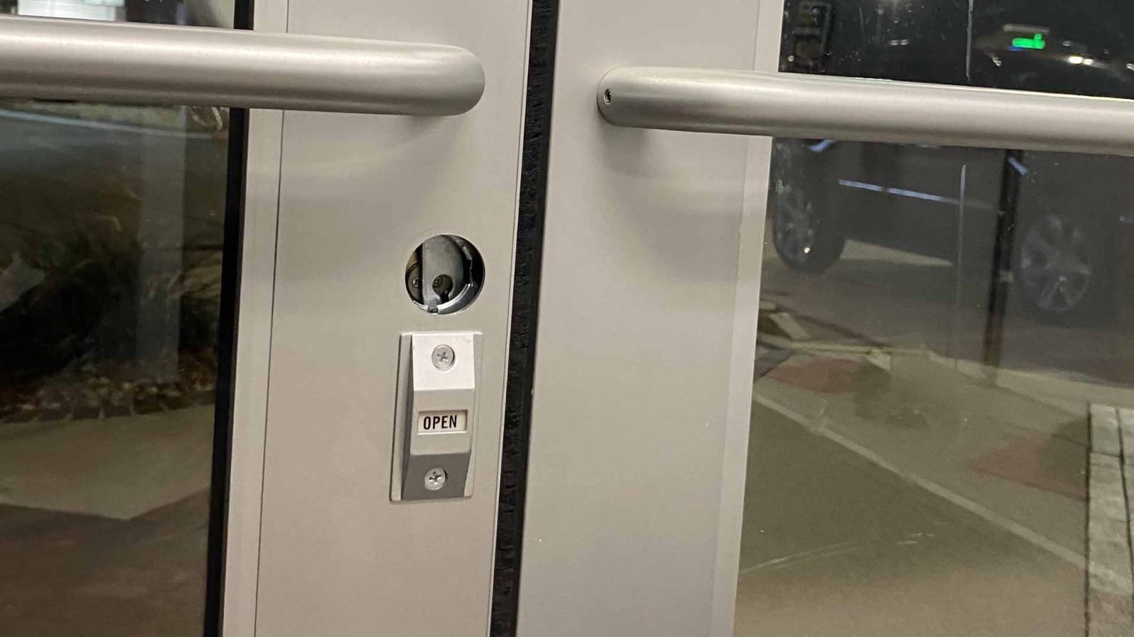 Residential deadbolt lock, showcasing the precision of our lock rekey services for homeowners in Arlington Heights.
